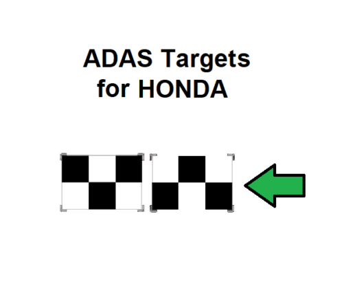 Honda ADAS Calibration Aluminum Boards – Static Camera Aiming Targets (No Stand) – US Stock