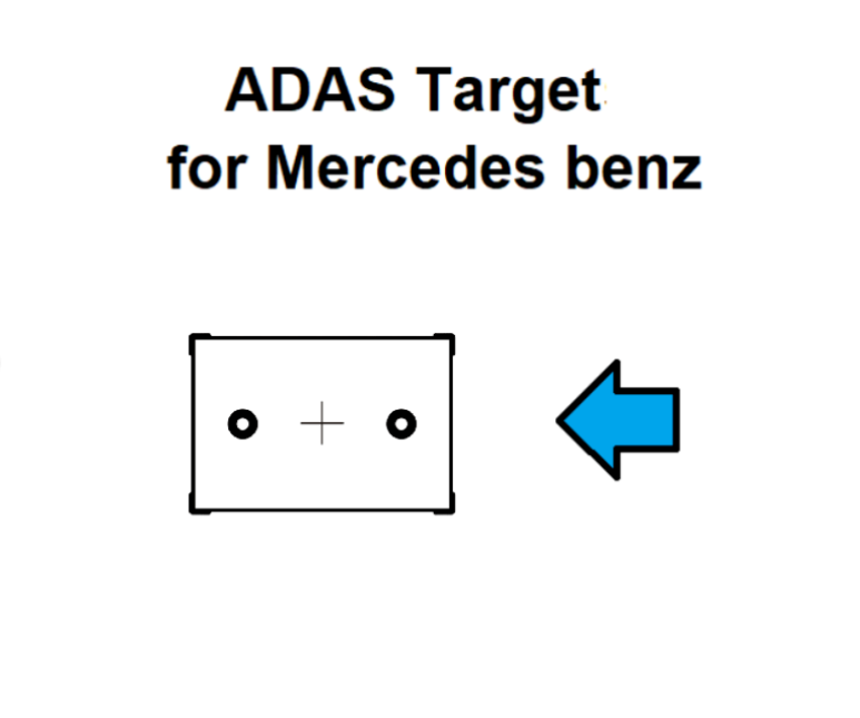 Mercedes benz ADAS calibration target board-DIGITAL PATTERN ONLY