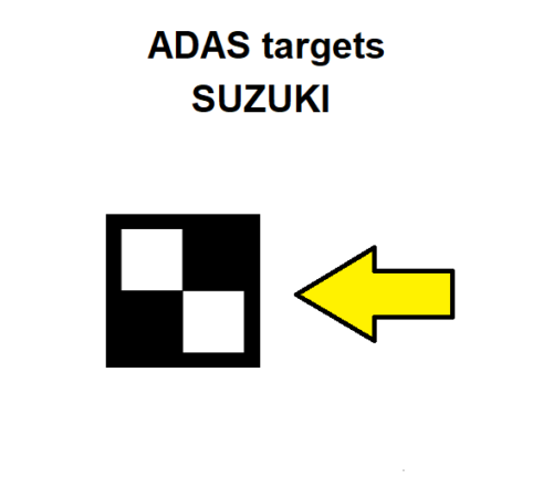 Adas Camera Test Pattern Suzuki ADAS calibration target boards 2 types - DIGITAL PATTERN ONLY ...
