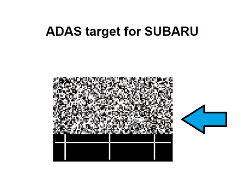 Subaru eyesight ADAS calibration target board -DIGITAL PATTERN ONLY