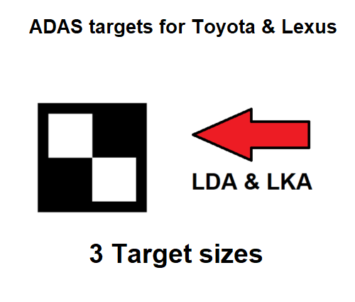 Adas Target Storage Rack Toyota & Lexus ADAS calibration targets - 3 types - DIGITAL PATTERN ON ...