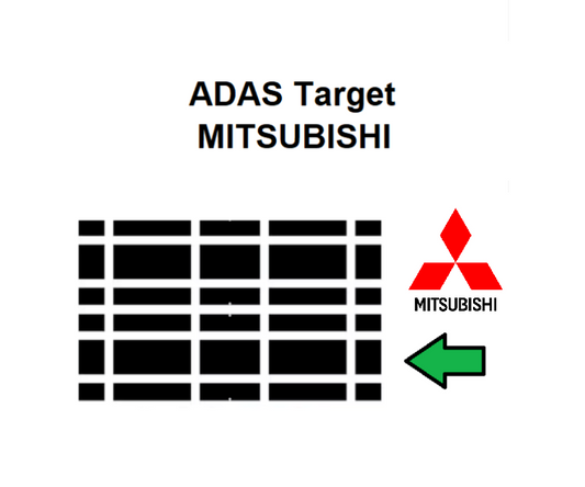 Mitsubishi AVM ADAS calibration target board mat-DIGITAL PATTERN ONLY