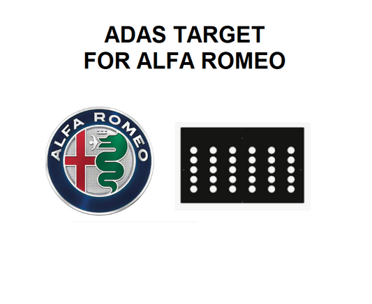 Alfa Romeo ADAS calibration target board - DIGITAL PATTERN ONLY