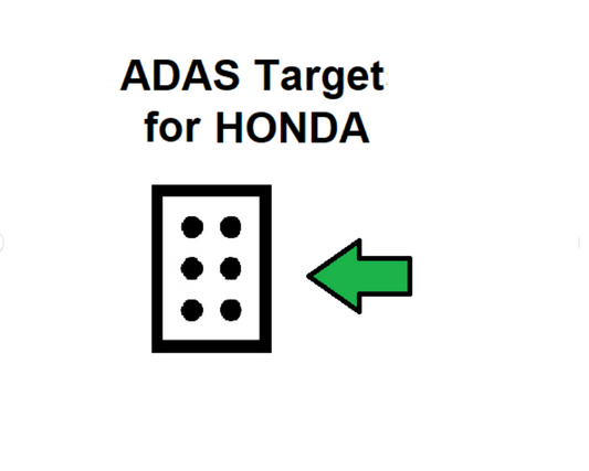 Honda ADAS calibration target board LANEWATCH 070AK-T2AA110 -DIGITAL PATTERNS ONLY