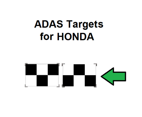 Honda ADAS calibration target boards 07AAK-5K0A100 - DIGITAL PATTERNS ONLY