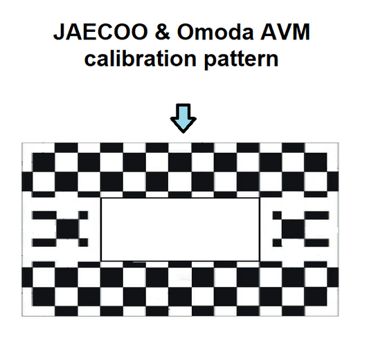 JAECOO & Omoda AVM calibration Pattern Mat - DIGITAL PATTERN ONLY