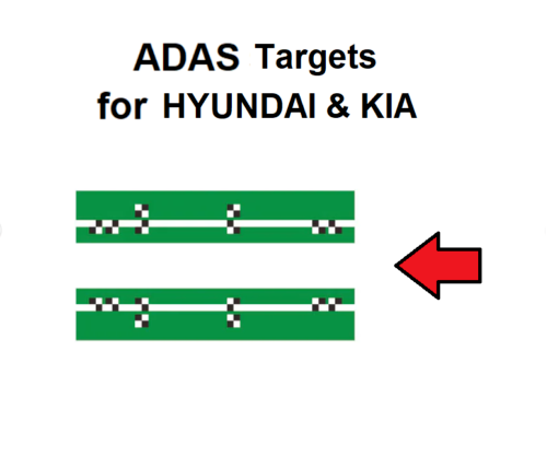 Hyundai & kia ADAS calibration mats AVM 09957-cm100-DIGITAL PATTERNS ONLY