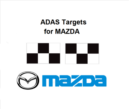 Mazda type 1 ADAS calibration target boards - DIGITAL PATTERNS ONLY