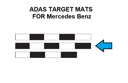 Mercedes benz ADAS RCW calibration target boards-DIGITAL PATTERNS ONLY