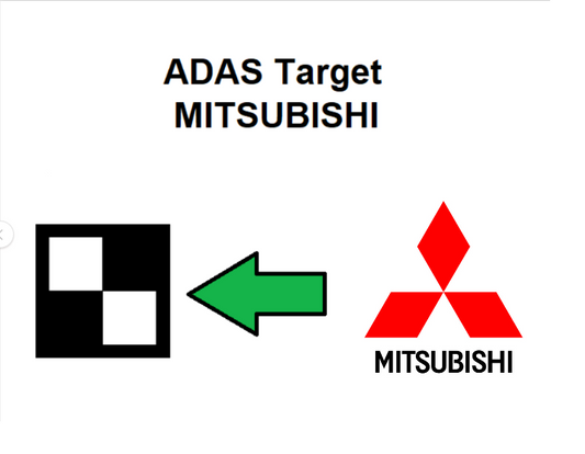 Mitsubishi ADAS calibration target board - DIGITAL PATTERN ONLY